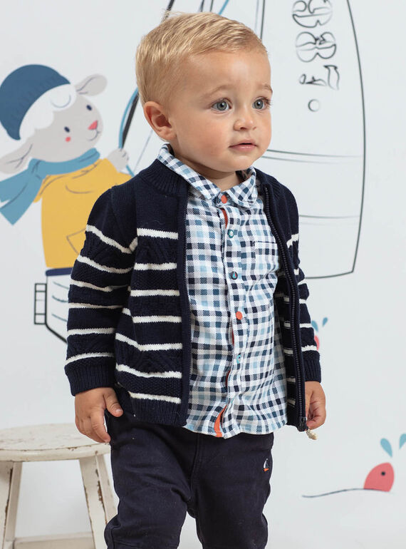 Baby Boy's Fancy Stripe Strickweste BANELSON / 21H1BGL1GILC205