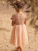 Kleid aus Tüll mit Pailletten MREBAMETTE / 25E2PFL6ROB415