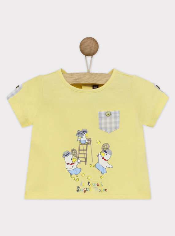 Kurzärmeliges T-Shirt gelb RYDENIS / 19E1BGS1TMC106