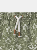 Badeshorts in Khaki mit Dschungelmotiven  MISACHA / 25E4BGC1MAI626