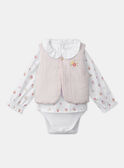 Set Tagesbekleidung Hose+ Blusenbody+ Weste MONICA / 25E0CF21ENS000