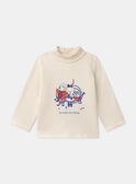 T-Shirt mit langen Ärmeln und Stehkragen LASEDOU / 24H1BGR2TMLA001