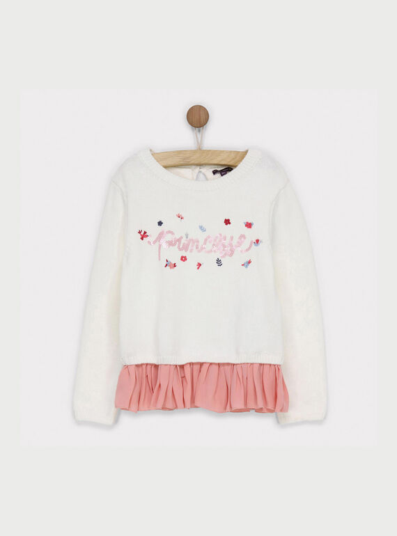 Weißer Pullover RABALETTE / 19E2PF41PUL001