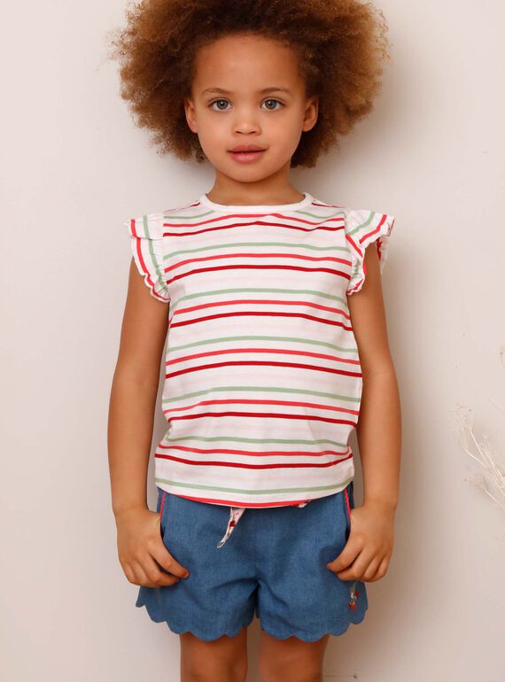Denim-Shorts mit Gürtel ZONORETTE / 21E2PFJ1SHOP269