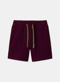 Bermuda-Shorts in Bordeauxrot MRAGAGE / 25E3PGR1BER511
