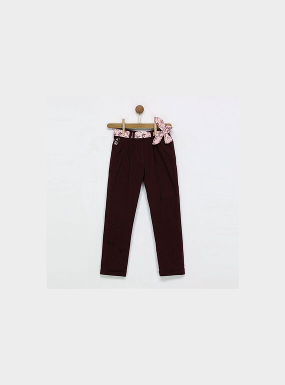 Brown pants PANALUETTE / 18H2PFP2PAN817