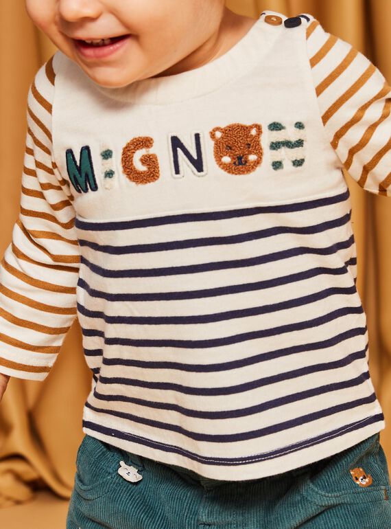 Marinière-T-Shirt mit langen Ärmeln DANIGEL / 22H1BGU2TML070