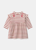 Gestreiftes Kleid LAPRUNE / 24H1BFR2ROB001