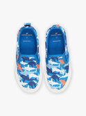 Blauer Slip-on mit Hai-Print FEVANAGE / 23N10PG31D16715