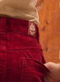 Rote Samthose LAROVAGE / 24H3PGR2PAN501