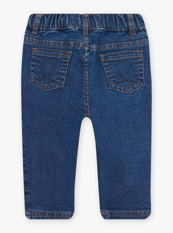 Baby Mädchen bestickte Jeans CAFIBY / 22E1BF81JEAP269