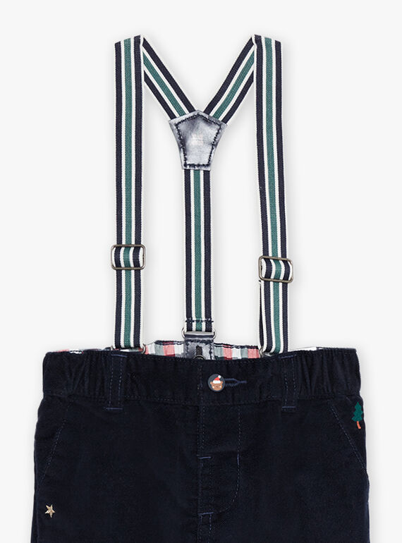 Samthose mit verstellbaren Trägern DAWALLON / 22H1BG61PANC205