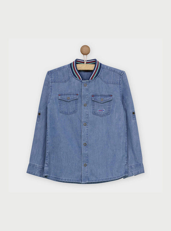 Jeansblaues Hemd REBOBOAGE / 19E3PGC1CHM704
