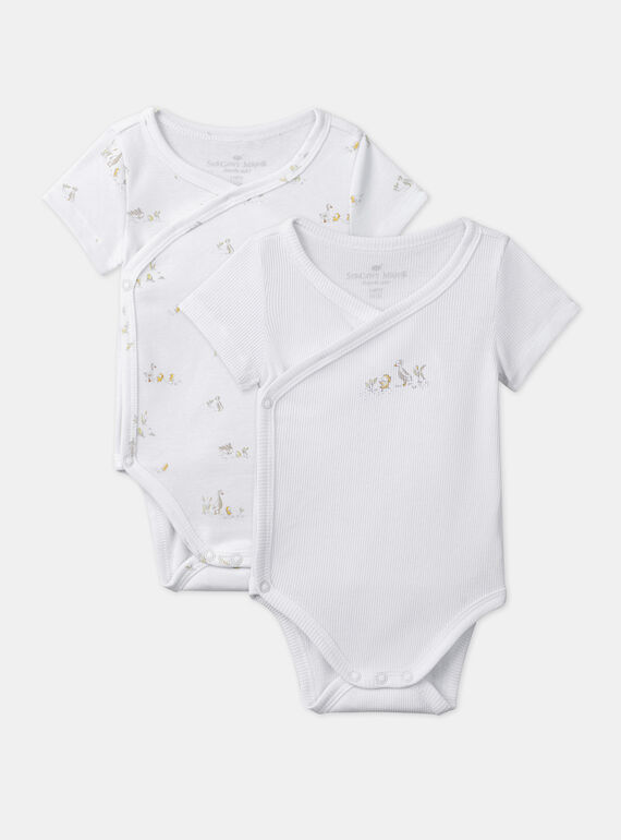 White BODYSUIT MONRAN / 25E0NMI1BOD000