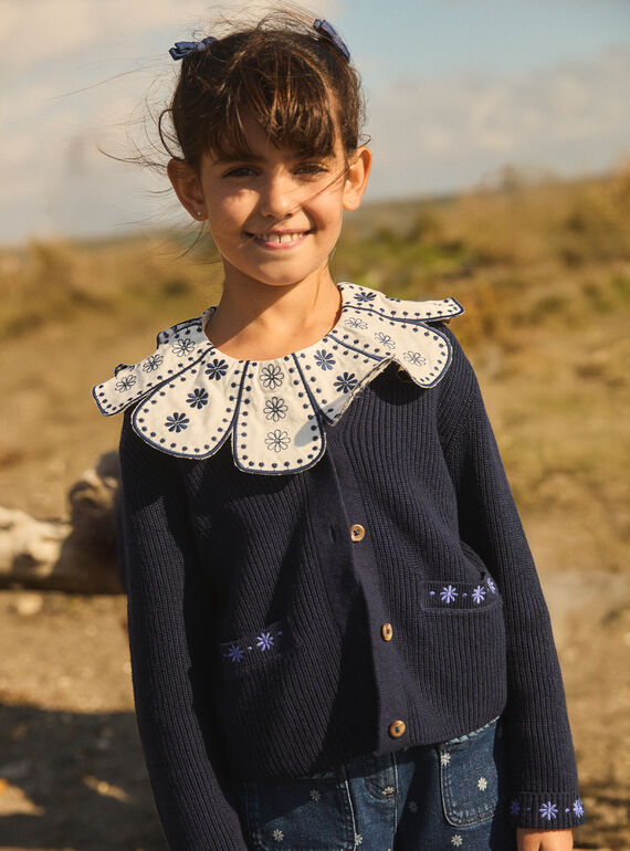 Bestickte Strickjacke MERLETTE / 25E2PF81CARC214