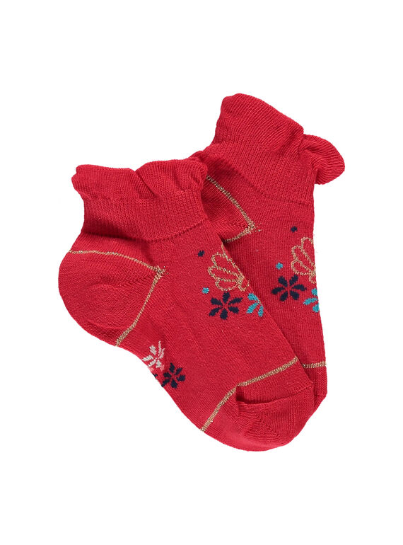 Kurze Socken rot REPOLETTE / 19E4PFE1SOB050