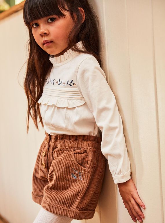 Braune Shorts aus Samt DIASHOETTE / 22H2PFY1SHOI802