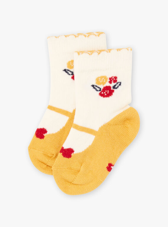 Baby- und Blumensocken für Mädchen BAELAYA / 21H4BF51SOQ001