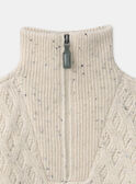 Grau melierter Pullover LADNITAGE / 24H3PGQ2PUL811