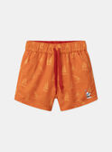 Orangefarbene Badeshorts mit Zaubermotiven  MRUMOUAGE / 25E4PGC7MAIE405