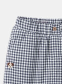 Gefütterte Hose mit Karomuster LAOMAR / 24H1BGQ1PAN941