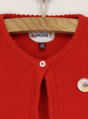 Rote Strickjacke RAFULIETTE / 19E2PFC1CARF505
