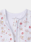 White BABY SLEEPING BAG MOZELLE / 25E0AFI1TUR000