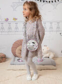 Silberne Umhängetasche für Baby-Mädchen mit Dalmatiner-Motiv BEBAGETTE / 21H4PF21BES956