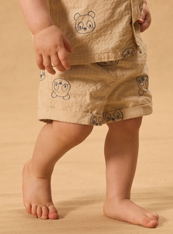 Shorts mit Panda-Motiv MAYANIS / 25E1BGR1SHO806